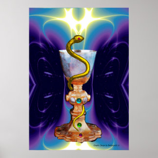 Póster BOWL DE HYGEIA - Medicina, Farmacia