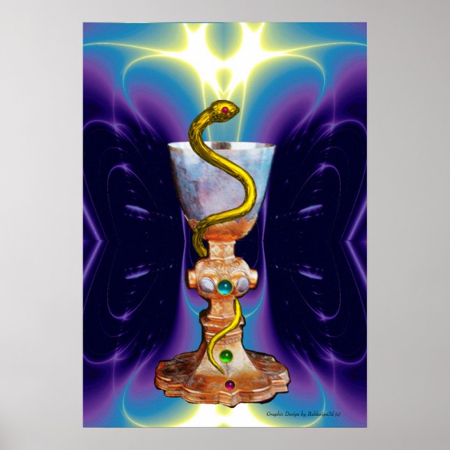 Póster BOWL DE HYGEIA - Medicina, Farmacia (Frente)