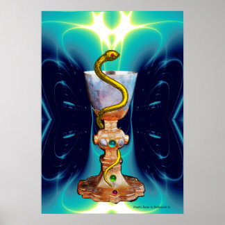 Póster BOWL DE HYGEIA - Medicina, Farmacia