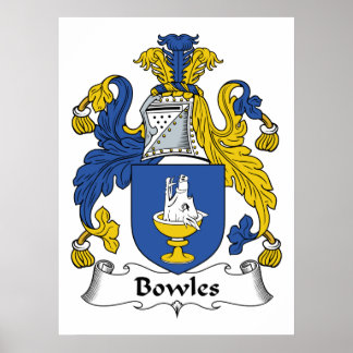 Póster Bowles Family Crest