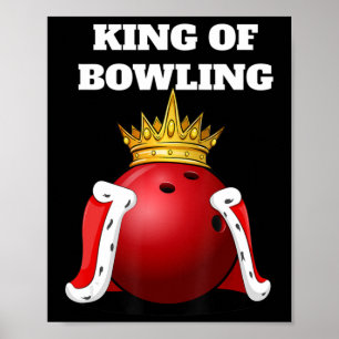 Póster Bowlin, jugadora de Bowling