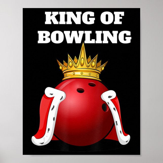 Póster Bowlin, jugadora de Bowling (Frente)