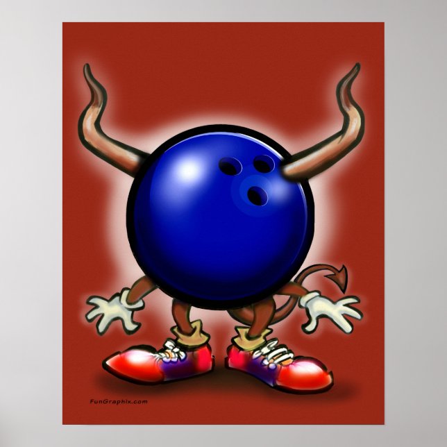 Póster Bowling Demon Poster (Frente)