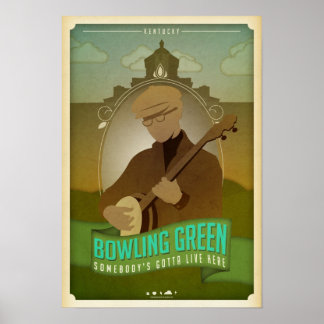 Póster Bowling Green Kentucky Poster
