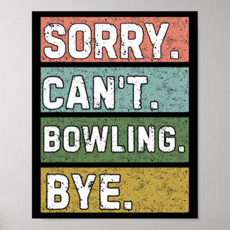 Póster Bowling Lovers