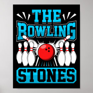 Póster Bowling The Bowling Stones Funny Bowlers L
