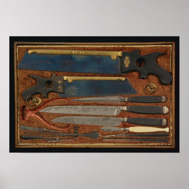 Póster Box of anatomical instruments (Frente)