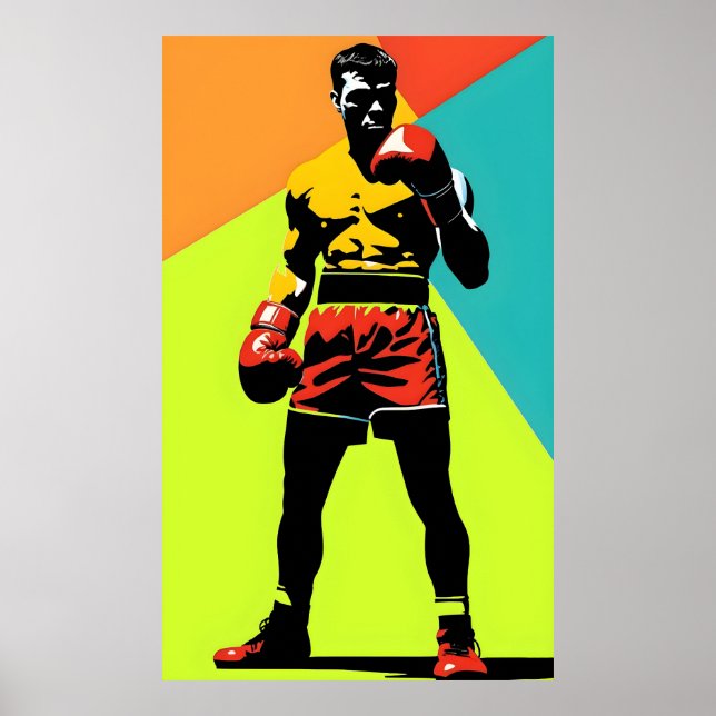 Póster Boxeador (Frente)
