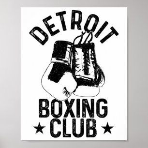 Póster Boxeador de artes marciales de Michigan 1