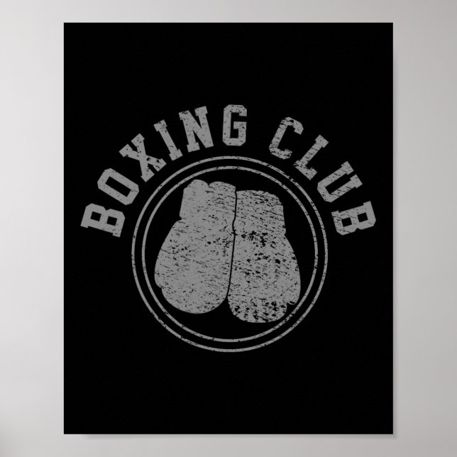 Póster Boxeador de boxeo  (Frente)