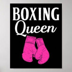 Póster Boxeador de boxeo Queen Sport
