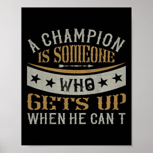 Póster Boxeo Boxeador