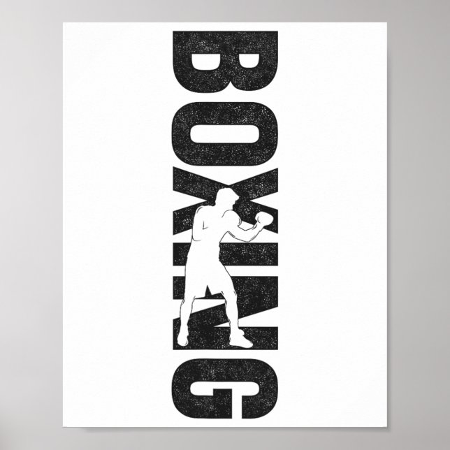 Póster Boxeo Boxeo Vintage 6  (Frente)