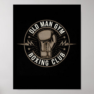 Póster Boxeo de un viejo gitano Club de boxeo papá esposo