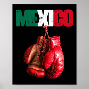 Póster Boxeo divertido - Amo Boxear México