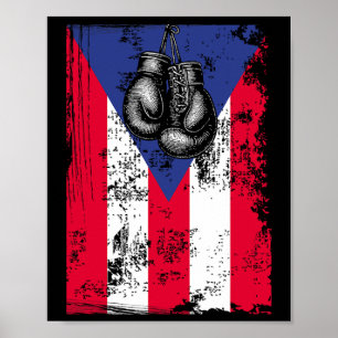 Póster Boxeo en Puerto Rico