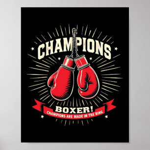 Póster Boxeo Soy Boxer