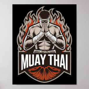 Póster Boxeo tailandés en Muay