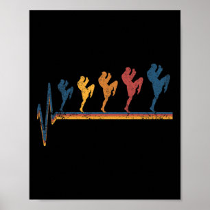 Póster Boxeo Tailandés Kickboxing Muay Thai _1