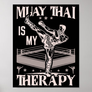 Póster Boxeo tailandés muay