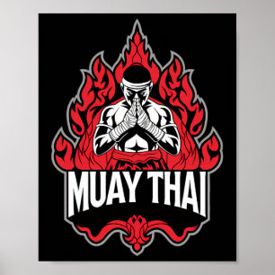 Póster Boxeo tailandés muay 1