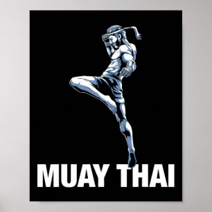 Póster Boxeo Tailandés y Kickboxing