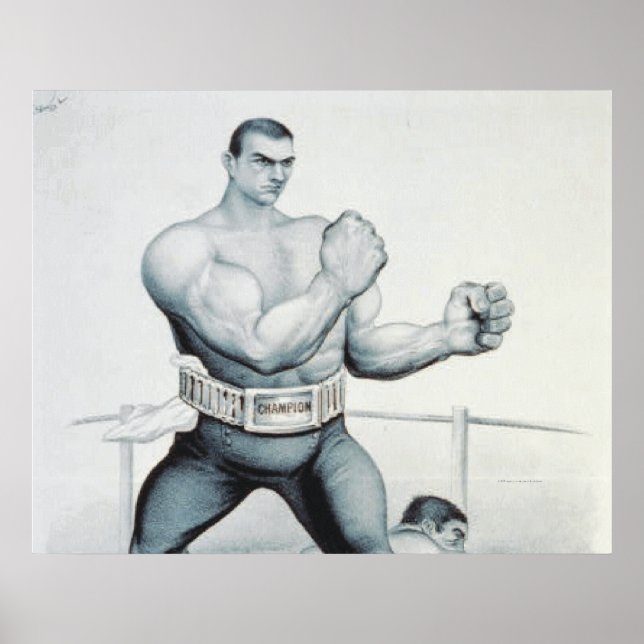 Póster Boxeo TEE (Frente)