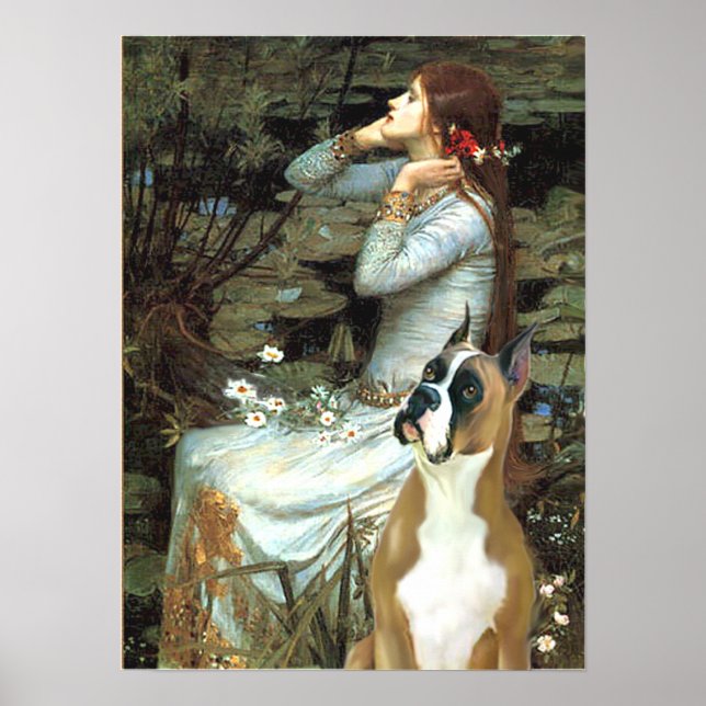 Póster Boxer 1 (orejas recortadas) - Ophelia (Frente)