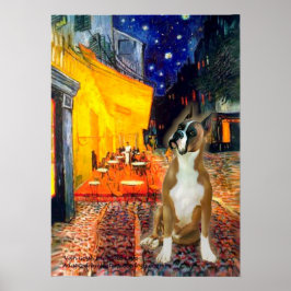 Póster Boxer 1cr - Cafetería en la terraza