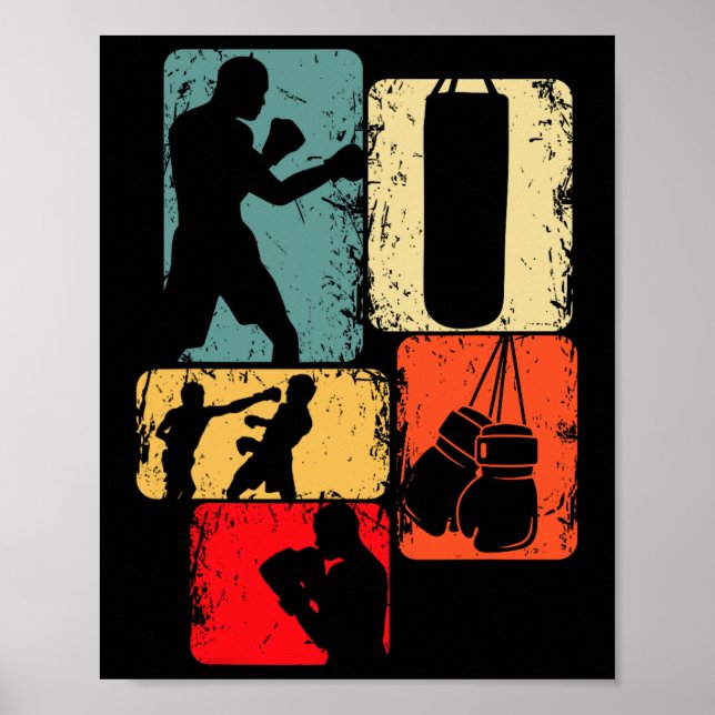 Póster Boxer Boxer Niños Hombres (Frente)