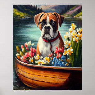 Póster Boxer en un remo: Una aventura escénica