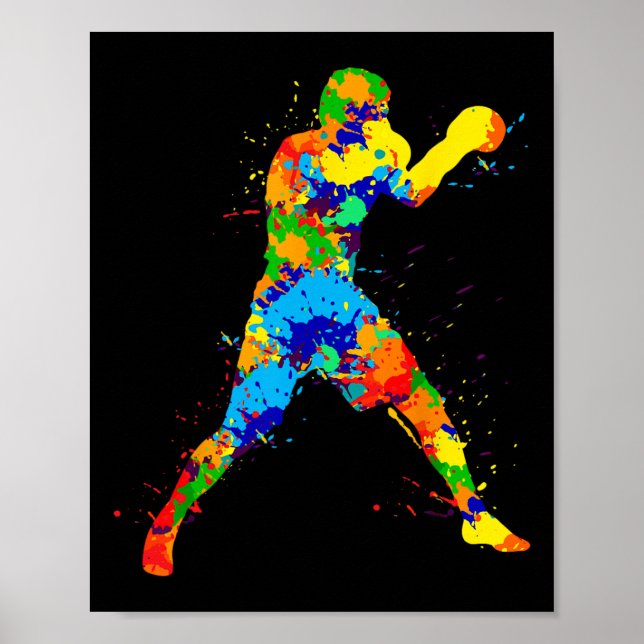Póster Boxing Boxer Boys Kids Men  (Frente)