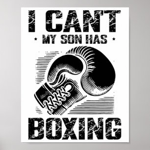 Póster Boxing Day Love Boxing Entrenador