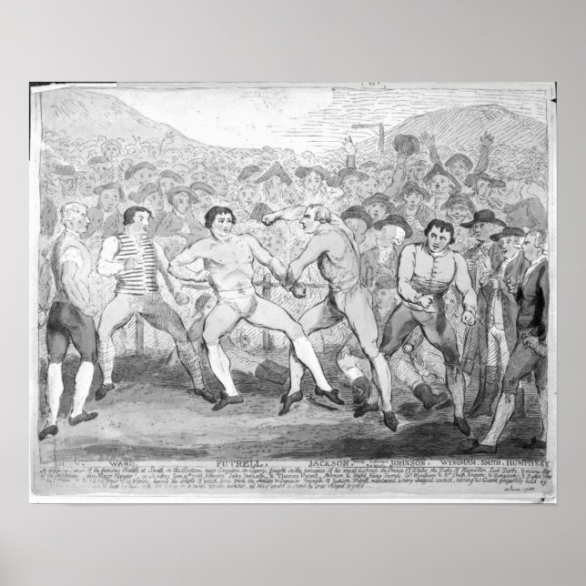 Póster Boxing match between Thomas Futrell & John (Frente)