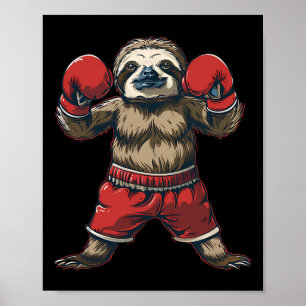Póster Boxing Slox Lover Boxing Guantes Kickboxing Gracio