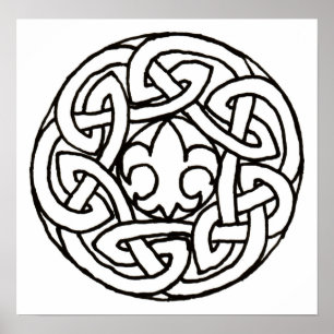 Póster Boy Scout Knot print