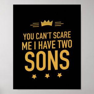 Póster Boy son Funny mothers day gift for mother her mom