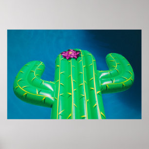 Póster Boya de cactus inflable