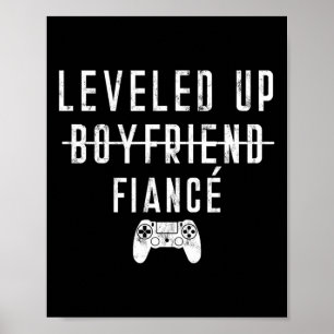 Póster Boyfriend To Finance Level Levante de nivel de niv