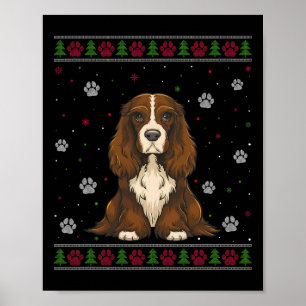 Póster Boykin Navidades españoles Sweater Xmas Mascota An