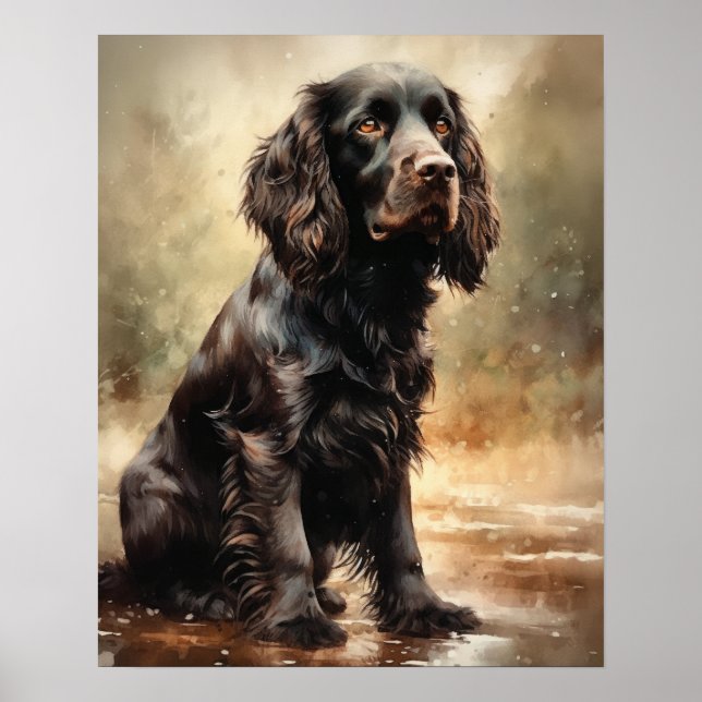 Póster Boykin Spaniel Dog Art Print Poster (Frente)