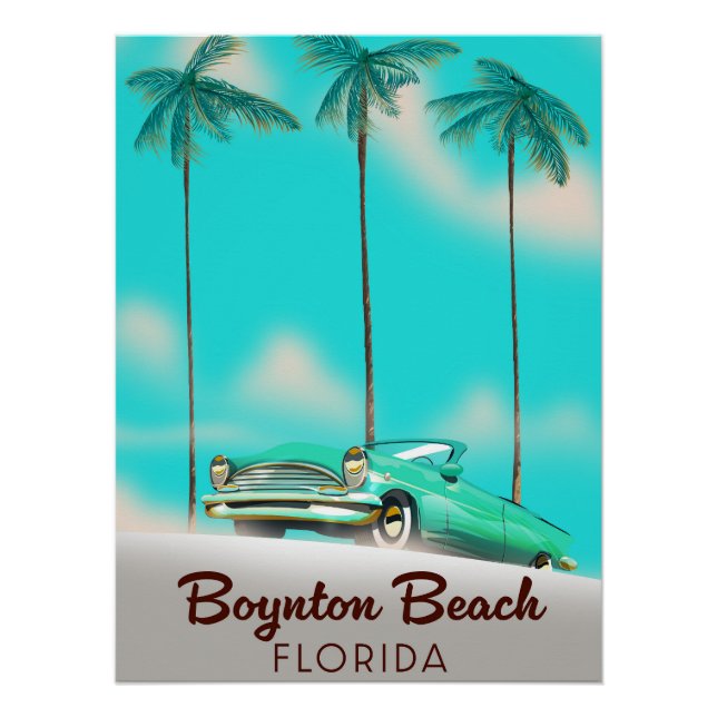 Póster Boynton Beach Florida (Anverso)