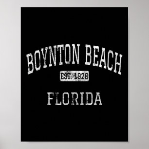 Póster Boynton Beach Florida Fl Vintage