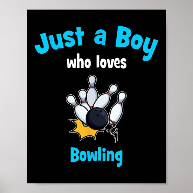Póster Boys Bowling Shirt Kids Bowling (Frente)