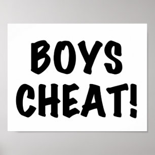 Póster Boys Cheat