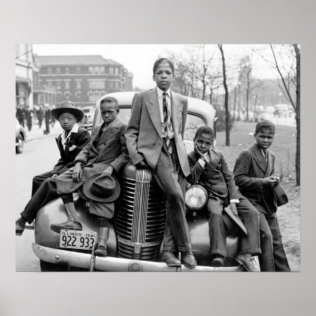 Póster Boys de Chicago del Sur, 1941. Foto de cosecha de  (Frente)
