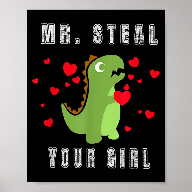 Póster Boys Mr. Steal Your Girl - Cute Valentines Day Din (Frente)