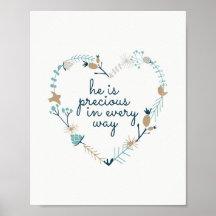 Boy's nursery print, boy's nursery quote