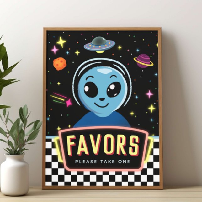 Póster Boys Out Of This World Space Alien Favor Sign (Subido por el creador)