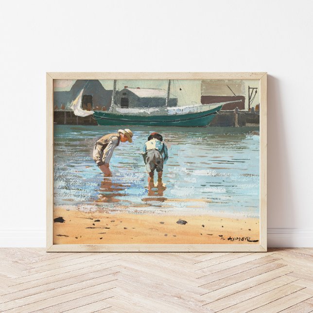 Póster Boys Wading | Winslow Homer (Subido por el creador)